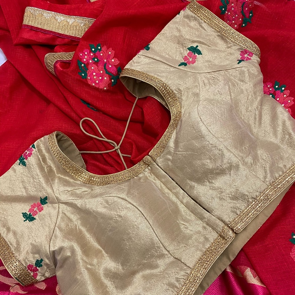 Indian Saree with matching blouse